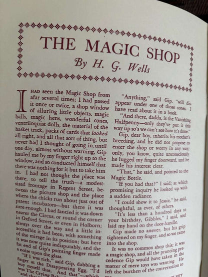 H.G. Wells' "The Magic Shop" - A David Ginn Reprint