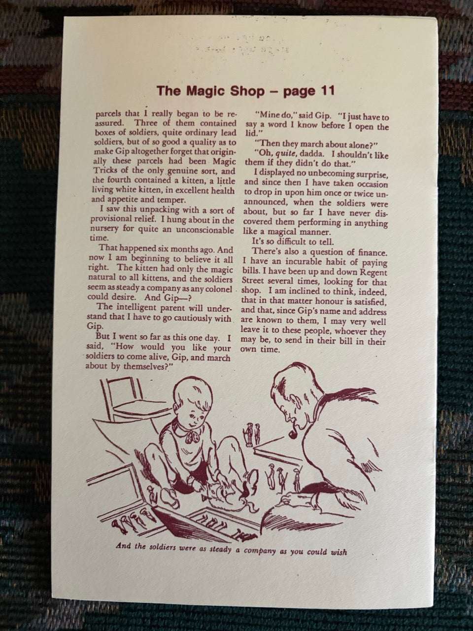 H.G. Wells' "The Magic Shop" - A David Ginn Reprint