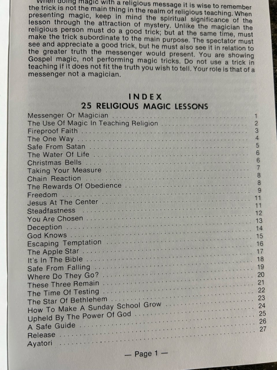 50 Magic Object Lessons - Sherman H. Epler