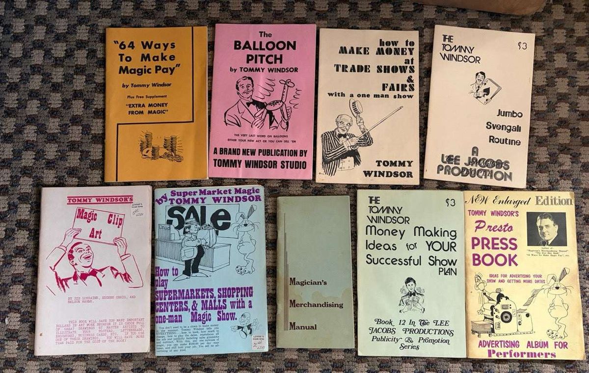 Tommy Windsor Booklet Lot