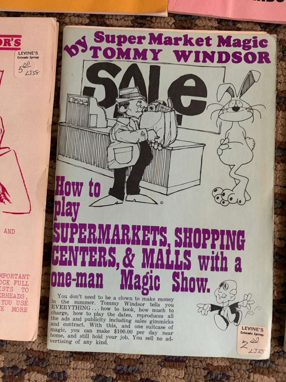 Tommy Windsor Booklet Lot