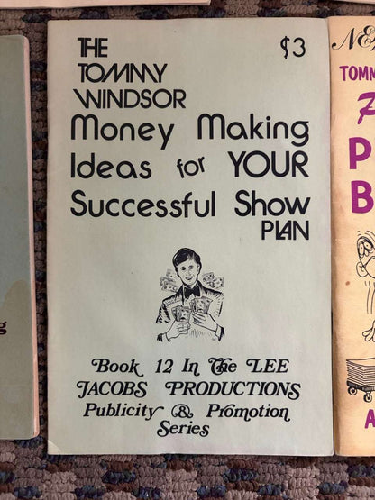 Tommy Windsor Booklet Lot