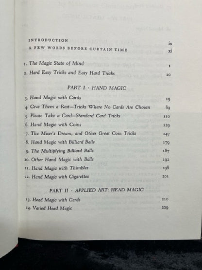 The Amateur Magician's Handbook - Henry Hay (HC)