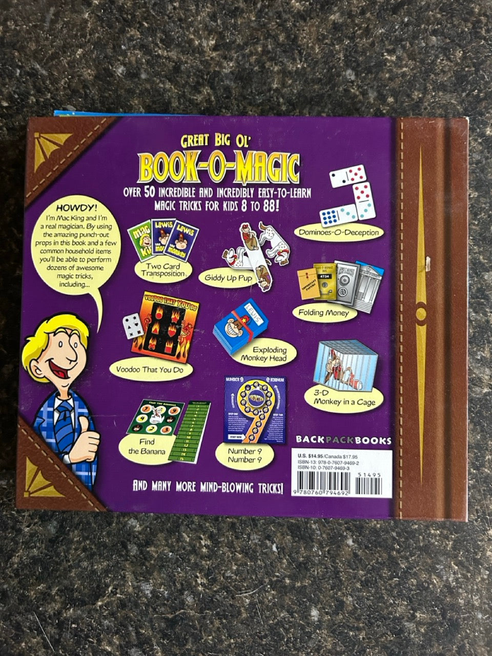 Great Big Ol' Book -0- Magic: A Complete Magic Kit In A Book - Mac & Bill King
