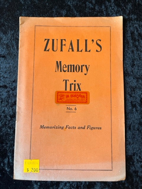 Zufall's Memory Trip #6: Memorizing Facts & Figures