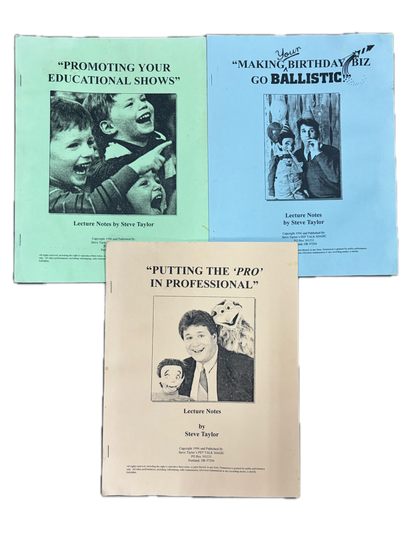 3 Sets of Lecture Notes - Steve Taylor