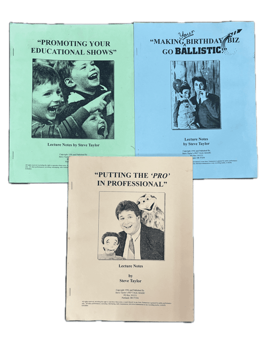 3 Sets of Lecture Notes - Steve Taylor
