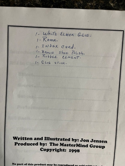 Miracle Signed Bill in Borrowed Cigar - Jon Jensen