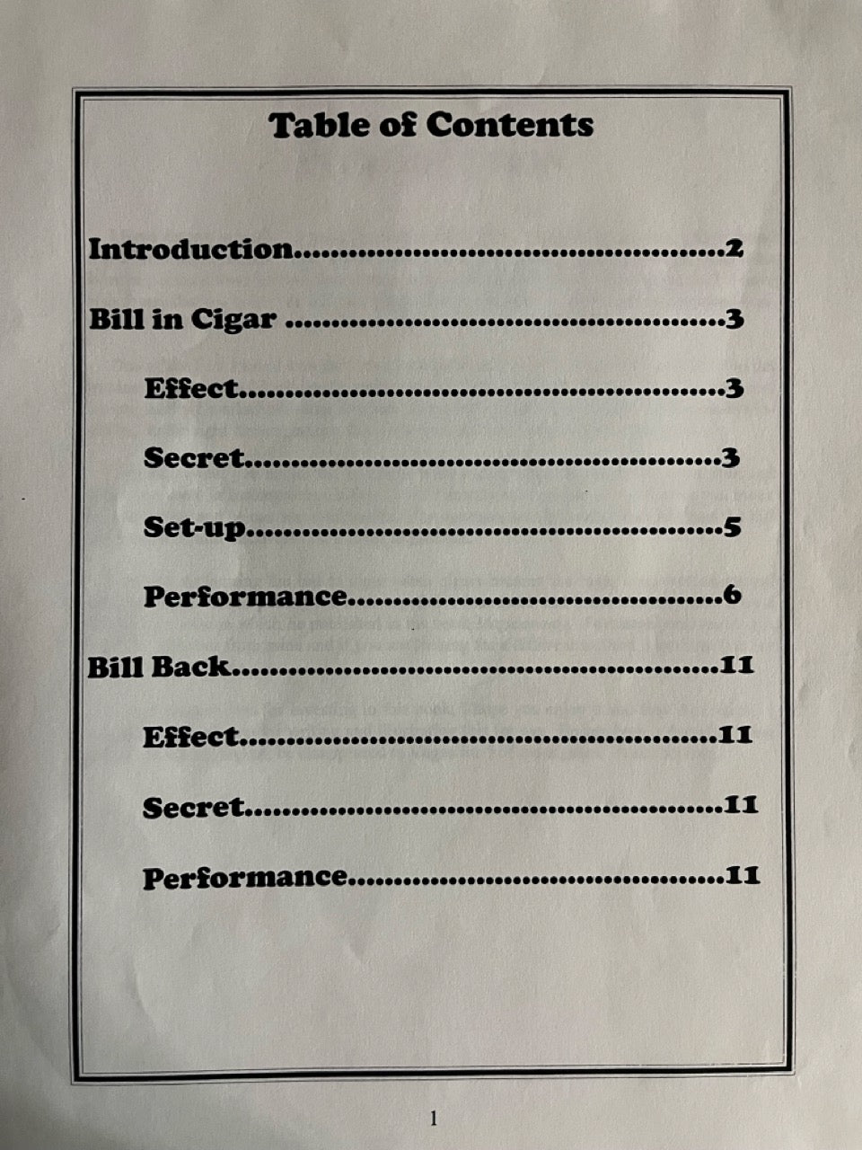 Miracle Signed Bill in Borrowed Cigar - Jon Jensen