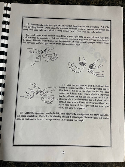 Miracle Signed Bill in Borrowed Cigar - Jon Jensen