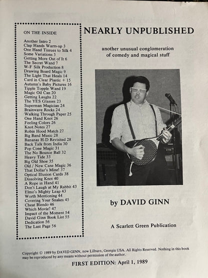 3 David Ginn Books