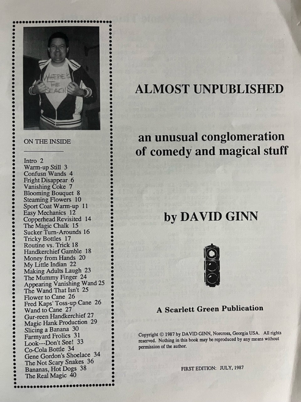 3 David Ginn Books