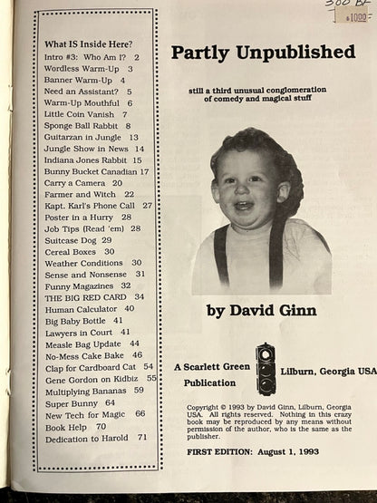3 David Ginn Books