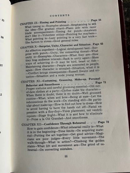 Showmanship for Magicians - Dariel Fitzkee - 4th edition