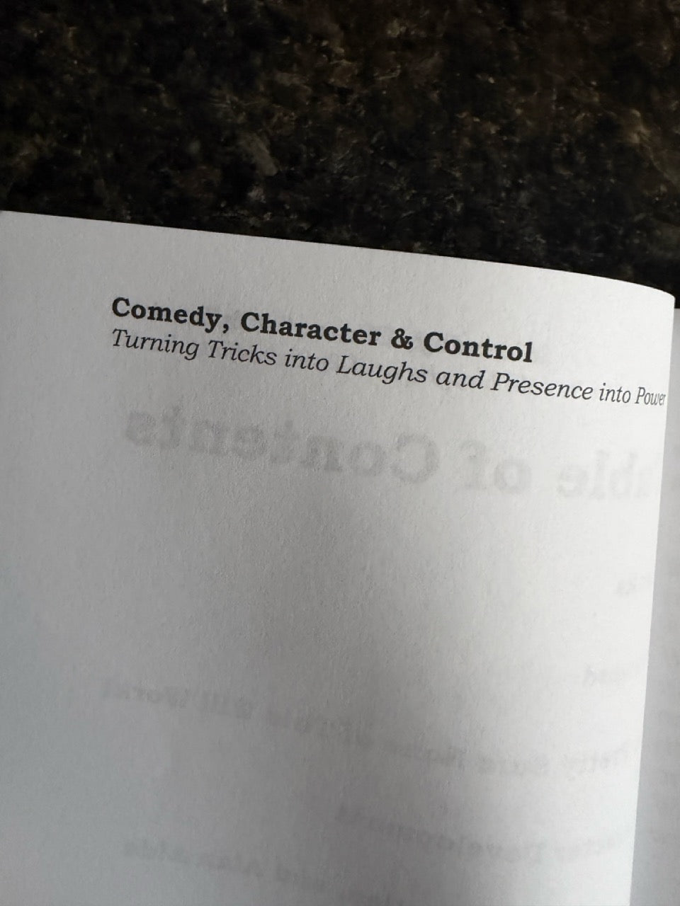 Comedy, Character & Control - Michael Misko