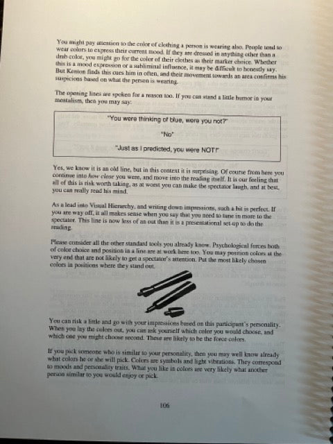 Mind Reading  - The S.E.C.R.E.T. School/Kenton Knepper