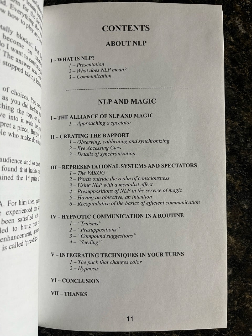NLP & Magic...other secrets - Benoit Campana