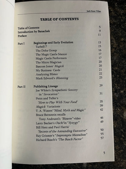 The Blister Book - Jack Kent Tillar