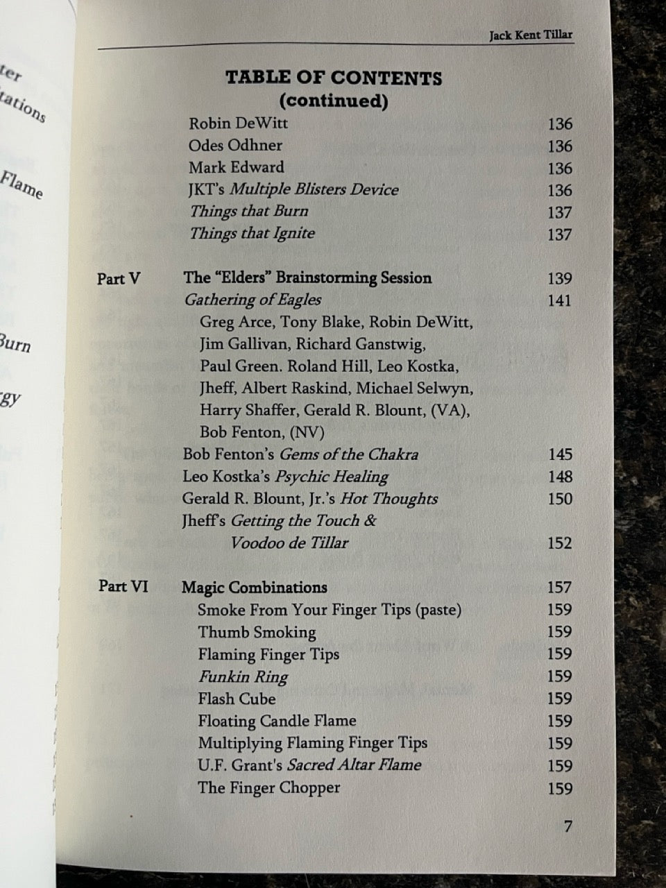 The Blister Book - Jack Kent Tillar