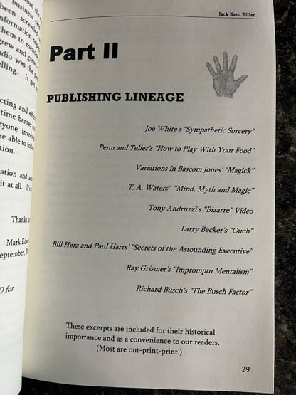 The Blister Book - Jack Kent Tillar