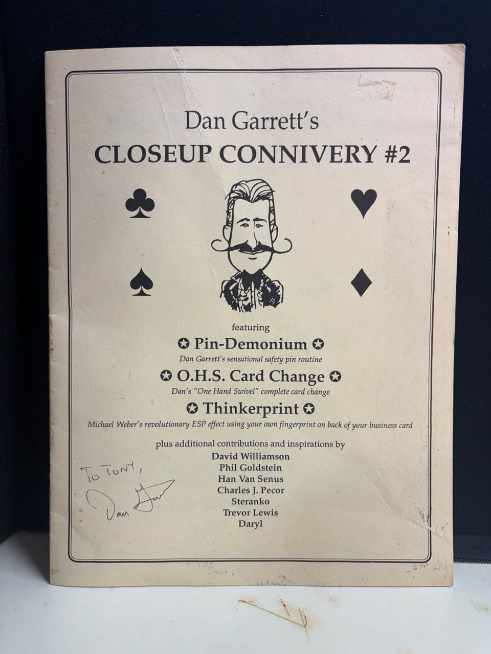 Closeup Connivery #2 - Dan Garrett (SIGNED)