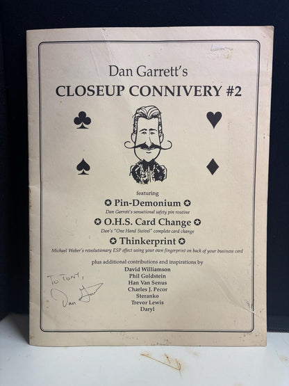 Closeup Connivery #2 - Dan Garrett (SIGNED)