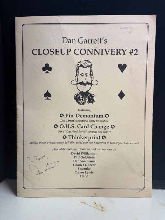 Closeup Connivery #2 - Dan Garrett (SIGNED)