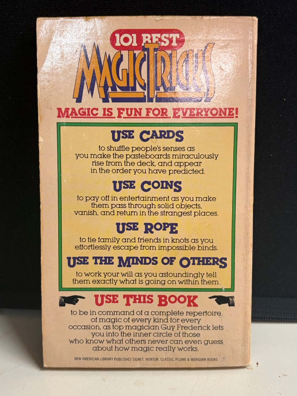 101 Best Magic Tricks (pb) - Guy Frederick