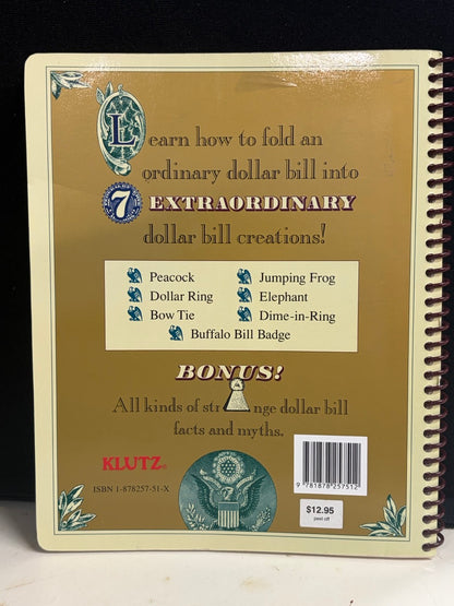 The Buck Book - Anne Akers Johnson & Klutz Press (Book only, no dollar)