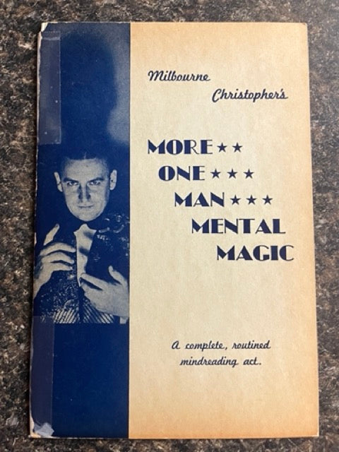 More One Man Mental Magic - Milbourne Christopher