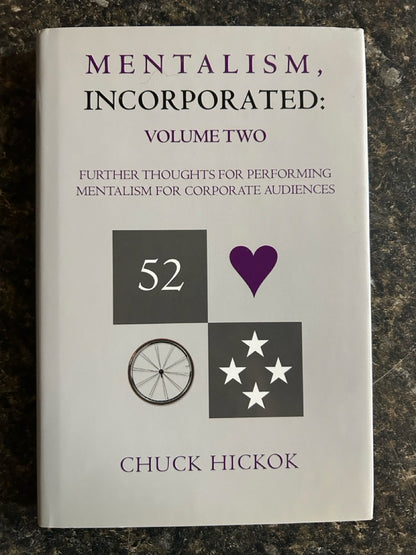 Mentalism Incorporated Vol. 2 - Chuck Hickok (2005 1st ed.)
