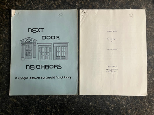 2 Dave Neighbors Sets of Lecture Notes