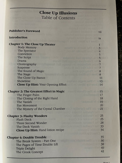 Close-Up Illusions - Gary Ouellet