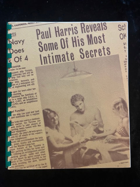 Paul Harris Reveals Some Of His Most Intimate Secrets (used)