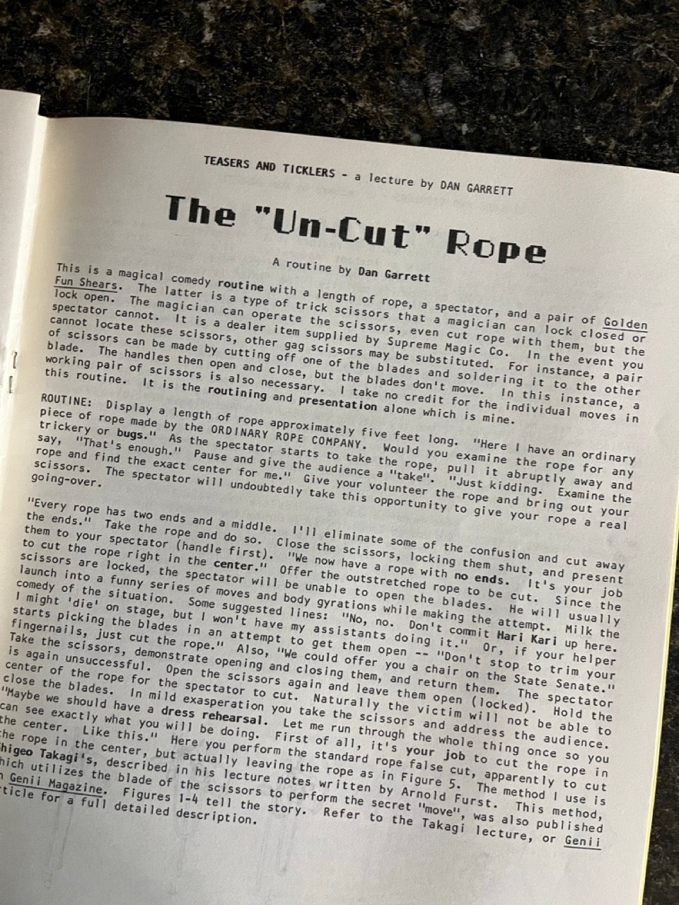 2 Dan Garrett Lecture Notes