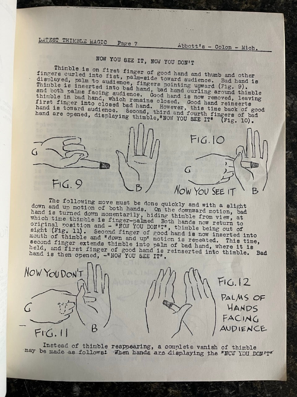 Latest Thimble Magic - Duke Stern