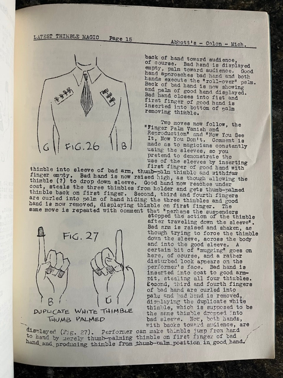 Latest Thimble Magic - Duke Stern