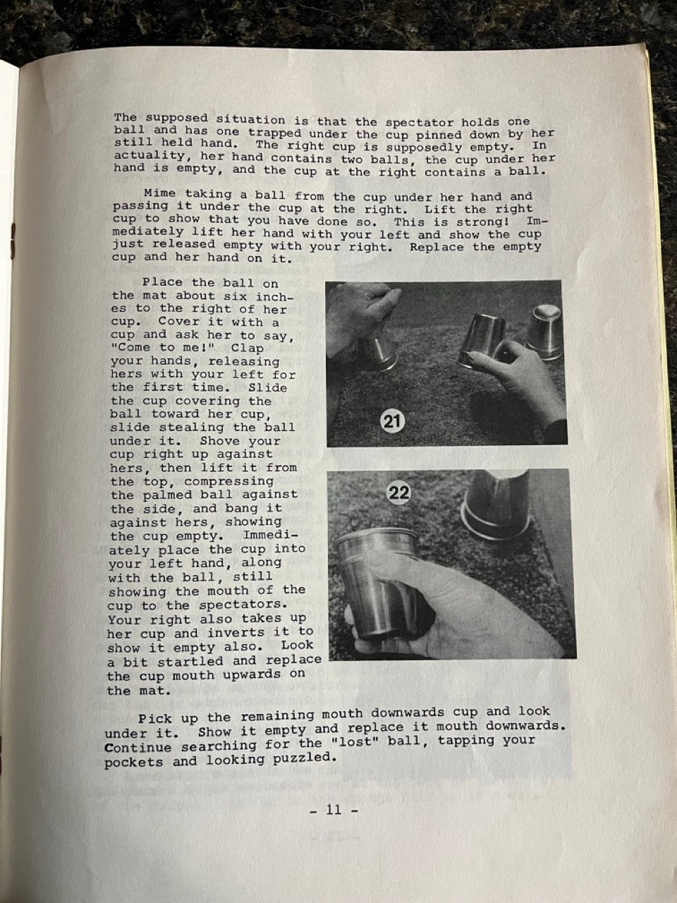 Jim Ryan Close-up - The Famous Cups & Balls Routine #4 - Philip Willmarth