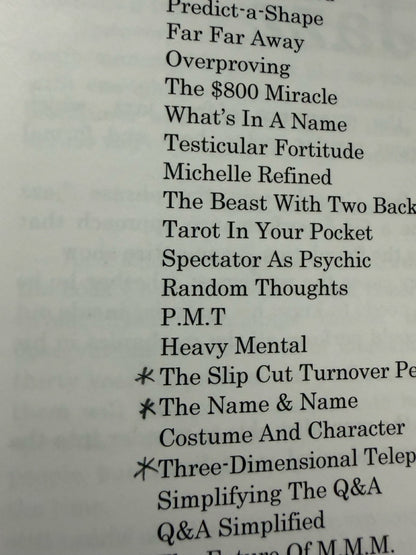 Minimalistic, Metaphysical, Mentalism - Scott Creasey