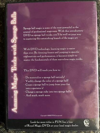 Amazing Magic Tricks with Sponge Balls - Royal Magic - DVD