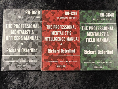 3 Richard Osterlind Professional Mentalist's Manuals