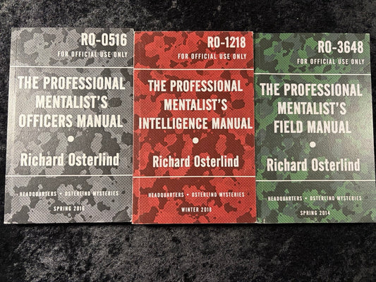 3 Richard Osterlind Professional Mentalist's Manuals