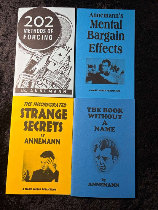 4 Annemann Booklets