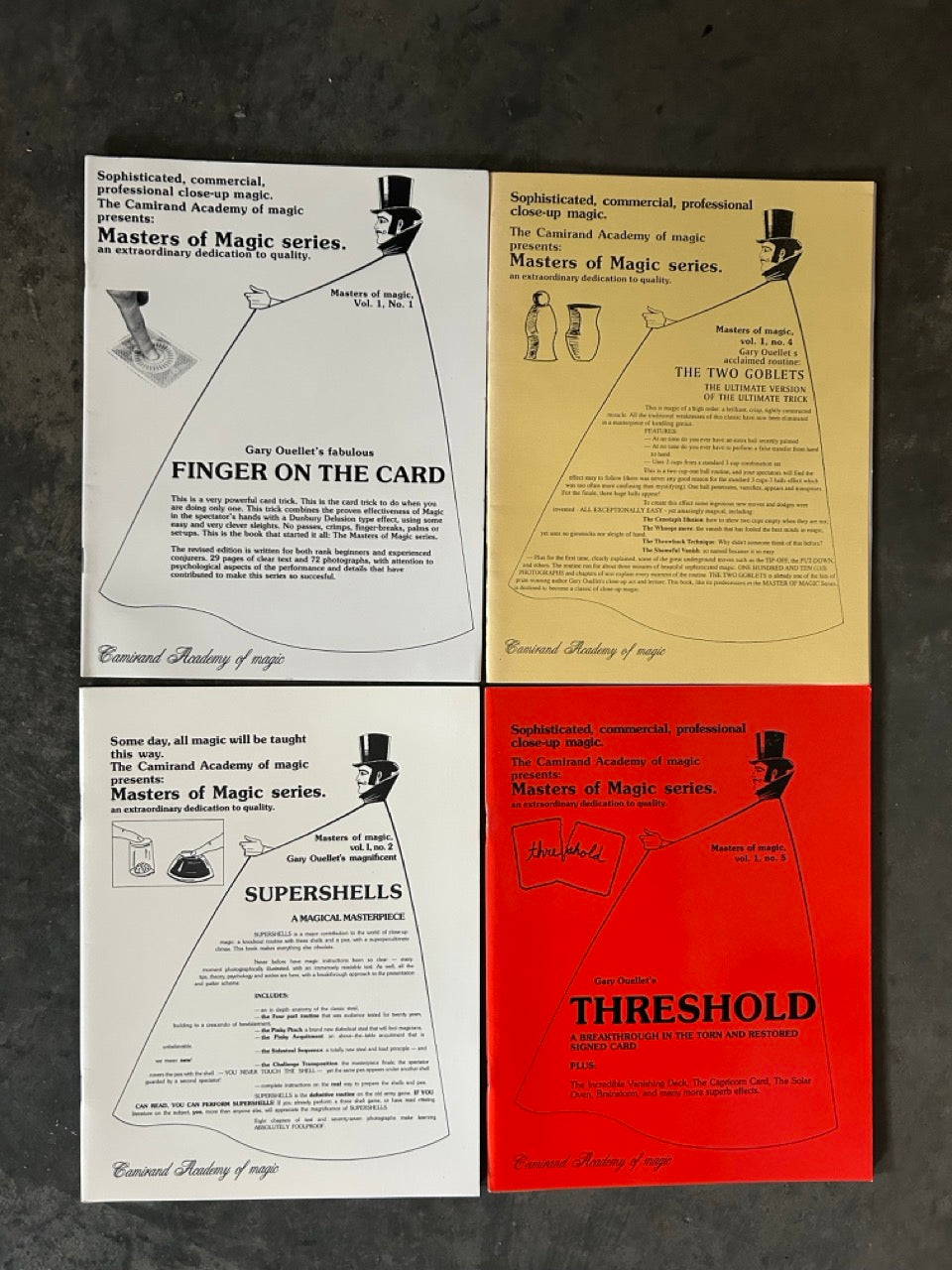 4 Masters of Magic Series Manuscripts - Camirand Academy