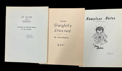 Jerry Andrus NOTES Bundle (3 Titles)