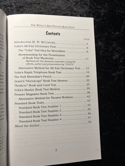 The World's Best Psychic Book Tests - Burling Hull