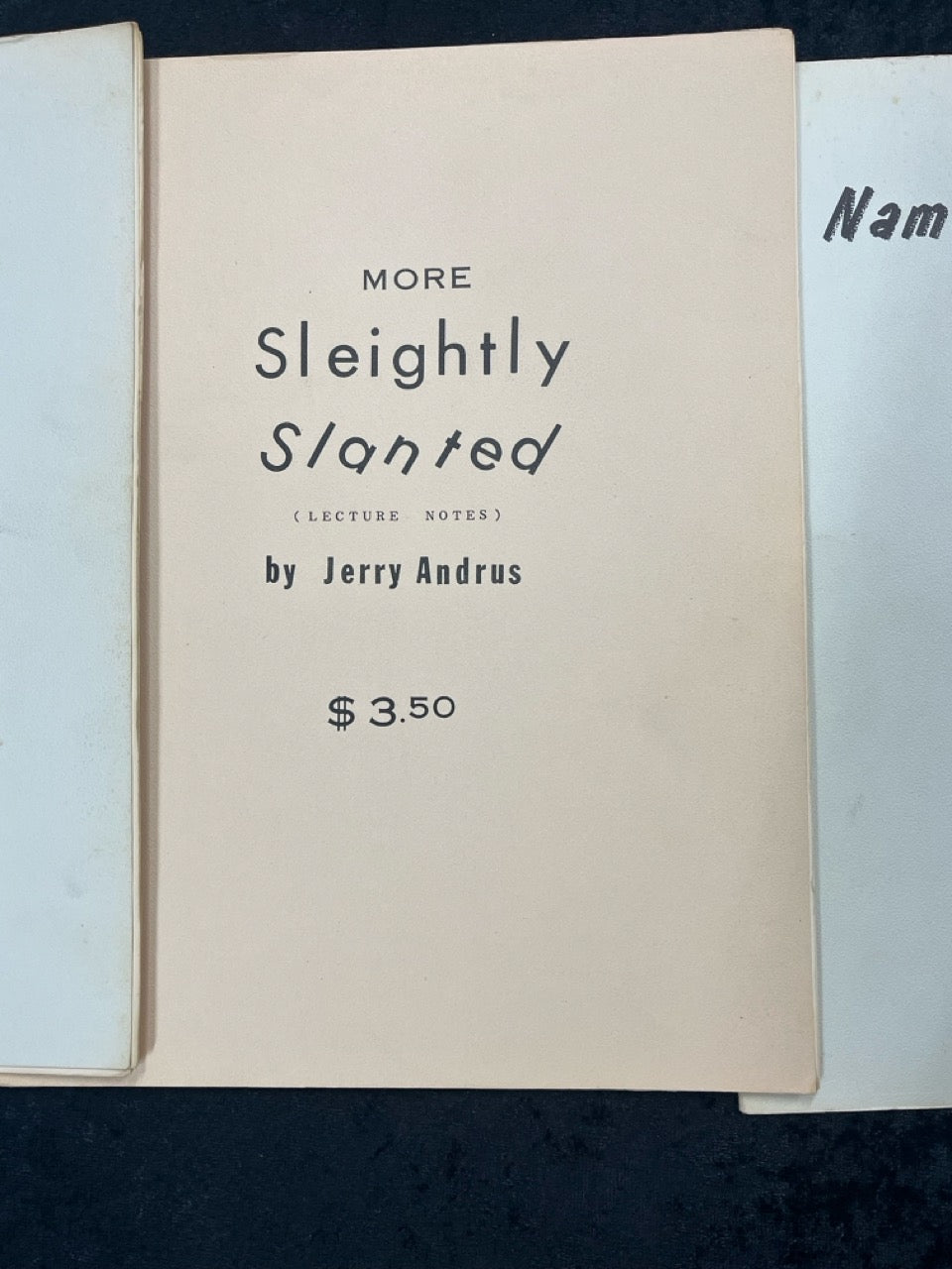 Jerry Andrus NOTES Bundle (3 Titles)