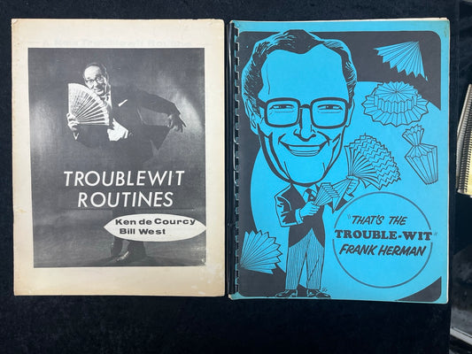 2 Troublewit Booklets - Ken de Courcy/Bill West & Frank Herman
