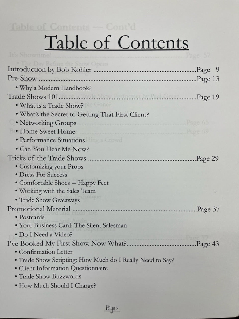 A Modern Trade Show Handbook - Seth Kramer - SIGNED