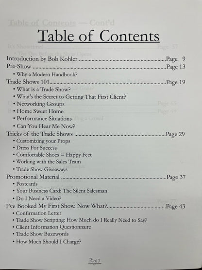 A Modern Trade Show Handbook - Seth Kramer - SIGNED